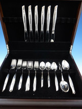 Sea Rose by Gorham Sterling Silver Flatware Set Service 30 Pieces Flowing Modern - £1,341.35 GBP