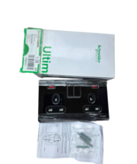 Scneider 3421DBBN Ultimate 13A 2-Gang Switched Socket Neon Black Nickel ... - $336.32