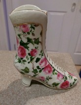 Formalities by Baum Bros Chintz Victorian Porcelain Shoe Boot - $8.79