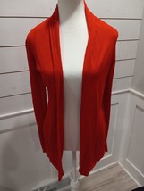 Express Open Cardigan Light Sweater Women Shirt Top Size XS Red - £11.96 GBP