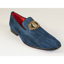 Mens AFTER MIDNIGHT Casual Comfort shoes Lion Ornament Denim 6911 Blue image 2