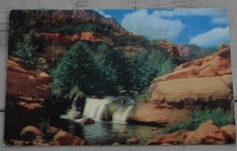 Vintage Color Photo Postcard, Oak Creek Falls, Arizona, VERY GOOD COND - £1.57 GBP