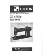 Hilton DB-275 DPW-5 manual for sewing machine Hard Copy - $8.99