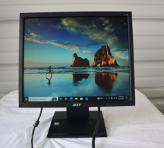Acer V173 17&quot; LCD VGA Monitor 1280x1024 Resolution 4:3 w/Stand-VGA &amp; Pow... - $39.55