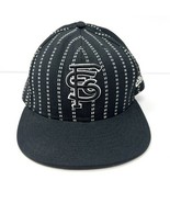 Vintage Supra Skateboards SFC New Era Fitted Hat Cap Sz 7 1/2 Black Pins... - $555.09 MXN
