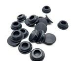 9/16&quot; Solid Rubber Grommet Panel Flush Plug for 1/8” Thick Wall 3/4&quot; OD ... - $11.16