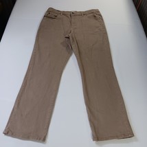 Lee 3051877 Relaxed Fit Womens Brown Cotton Blend Straight Leg Jeans 16M (34×30) image 11