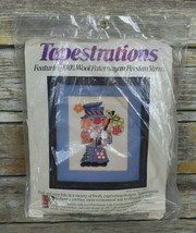 Vtg NOS Paternayan Tapestrations Hobo Clown Needlepoint Longstitch 11x14 - $18.81