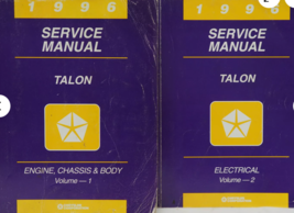 Manuel De Réparation De Service Eagle Talon 1996 Oem - $12.80