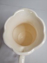 Vintage Ceramic Pitcher with 3D Rose on the Front image 5