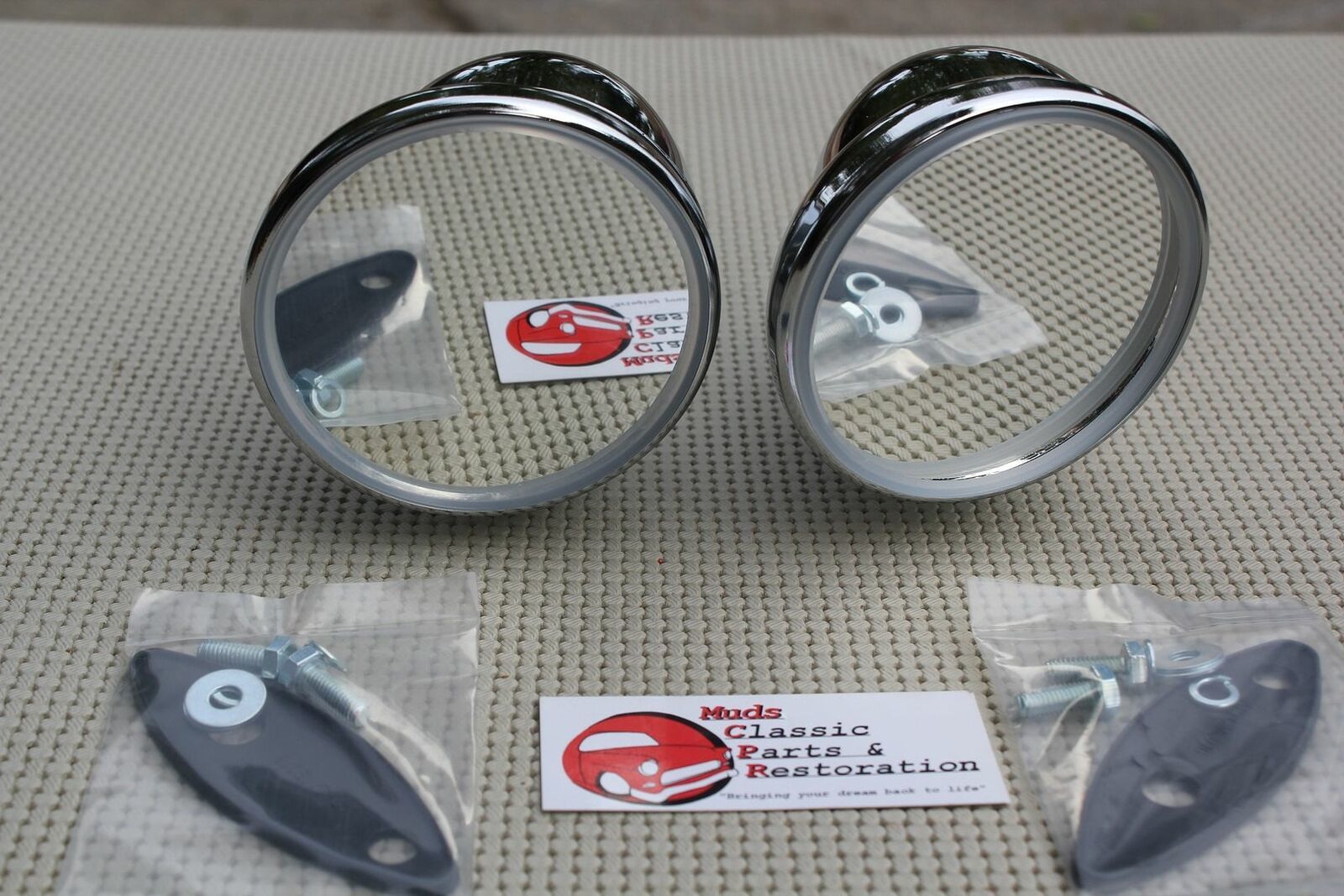 thumbnail interactive-video image 1 of GT Style Chrome Bullet Mirror – Hot Rod Street Rod Rat Rod Custom Race Mirror 1 of 4