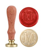 Initial Alphabet Wax Seal Stamp, Retro Letter M Sealing Wax Stamp Brass ... - £11.34 GBP