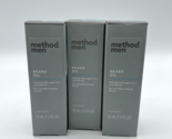 3 Method Men BEARD OIL Condition Shine Facial Hair Argan Avocado Oil 1 O... - $13.09