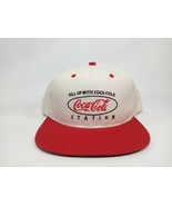 Vtg Coca Cola Station Fill Up With Coca Cola Snapback Hat - $22.00