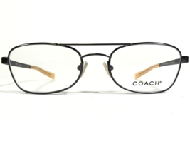 An item in the Health & Beauty category: Coach no.1007 BSL Eyeglasses Frames Grey Gunmetal Aviators Titanium 53-20-135