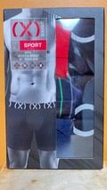 NEW Mens SMALL 2(x)ist SPORT Boxer Briefs Cotton Blend 3 Pack 28-30 red ... - $290.06 MXN