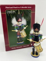 2000 Carlton Cards Holiday Nutcracker 3rd in Collection Series Ornament Drum - £9.74 GBP