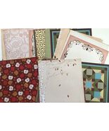 Scrapbooking Paper Lots of 50 12x12&quot; Sheets Set #6 - Fall Various Sheets - $13.95