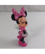 Disney Minnie Mouse Pink Dress Posing 3.5&quot; Collectible Toy Figure - $111.55 MXN