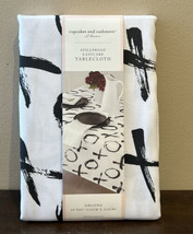 Cupcakes &amp; Cashmere Valentines Day XoXO  Tablecloth 60”x 84” Love - $34.99