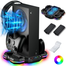 Cooling Stand &amp; Controller Charging Station For Xbox Series S With 13 Rgb Light  - £86.24 GBP