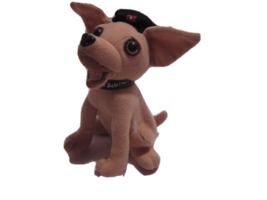 Taco Bell Vintage 1990&#39;s Chihuahua Beret Hat Dog Advertising Tan Toy Collectible - £5.57 GBP