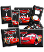 DISNEY CARS 3 LIGHTNING McQUEEN LIGHT SWITCH OUTLET WALL PLATE COVER BOY... - £9.56 GBP+