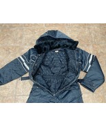 BIG MAC Snowmobile Suit Vtg  Quilted Workwear Coveralls Medium Hood Blue... - $167.31