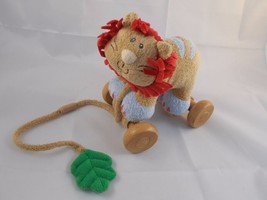 Gund Lion Woodles Rumba Pull Toy Plush 58579 7 Inch Tall Stuffed Animal toy - £6.90 GBP