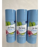 (3) St. Ives Cleansing Blue Stick Cactus Water &amp; Hibiscus Hydrate  1.59 oz - £5.49 GBP