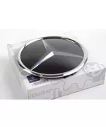 Star Mirror Gloss Black Grille Emblem Badge For Mercedes Benz 20.5CM GLC... - $39.90