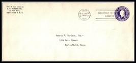 1943 US Cover - LB Foster Co, New York, NY to Springfield, MA S4 - £2.32 GBP