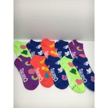 Lucky Charms Women&#39;s No Show Socks Size 4-10 5 Pairs - £19.92 GBP