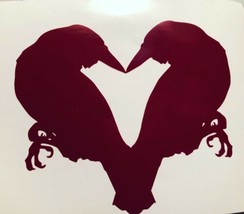 Love Crows| Crows|Horror| Scary|Vinyl|Decal|Classic Horror|Birds|Edgar Allen Pow - £3.17 GBP