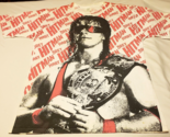 BRET HITMAN HART (Vtg 1993 USA) WWF Wrestling AOP Pink All Over Print XL... - $329.99