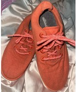 Allbirds Wool Runners Shoes Sneakers womens 9 coral orange LOWEST $ FREE... - $335.33 MXN