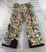 Spyder Snow Pants Boys Medium 12 Multicolor Pockets Adjustable Insulated - £28.71 GBP