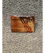NEW VFW PAC 2003 Capitol Building Pin KG JD Veterans Foreign Wars - $220.51 MXN