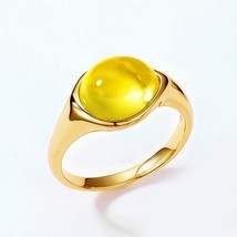 Candy Crystal Rings 925 Sterling Silver For Women Pear Puple Green Amethyst Citr - £37.16 GBP