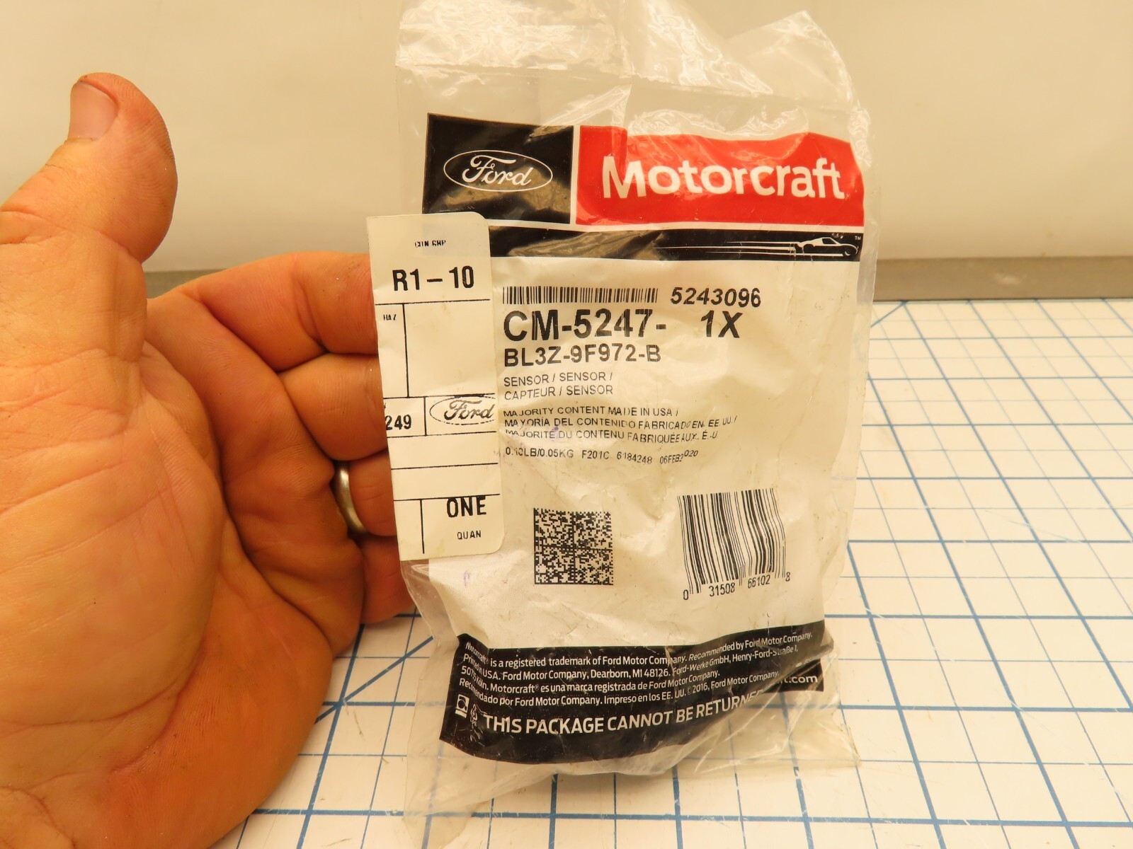 Ford BL3Z-9F972-B Fuel Pressure Sensor CM-5247 Factory Sealed - $74.98