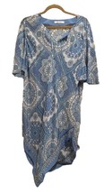 Robert Graham Boho Multicolor 100% Silk Paisley Handkerchief Dress S - $1,049.39 MXN