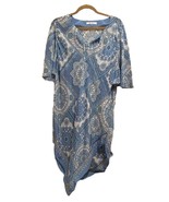 Robert Graham Boho Multicolor 100% Silk Paisley Handkerchief Dress S - $1,053.74 MXN