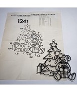 Tri Chem 1241 Sun-Glo Teddy Love Christmas Ornament Stained GlassLike Su... - £7.95 GBP