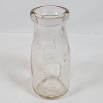 Vintage Milk Bottle Glass 5 Cent 5.5 Inch NO LID - $16.83