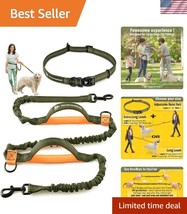Exquisite Hands-Free Dog Waist Leash - Perfect for Running &amp; Hiking Adve... - $60.00