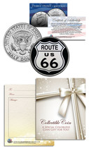 ROUTE 66 * Legendary Highway* JFK Kennedy Half Dollar U.S. Colorized Coin - £6.87 GBP