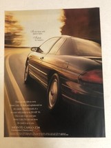 1998 Chevrolet Monte Carlo Z34 Vintage Print Ad pa7 - $7.91