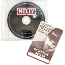 Nelly Suit 2004 CD + St. Lunatics VIP Backstage Pass Otto Sticker 2 Item Bundle - £15.11 GBP