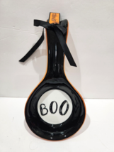 Halloween Terramoto Ceramic BOO Resting Rest Spoon Decor - £17.51 GBP