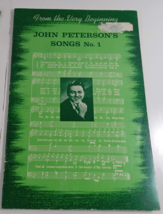 Vintage john peterson&#39;s songs no 1 sheet music 1963 Sheet Music Song Boo... - $7.92